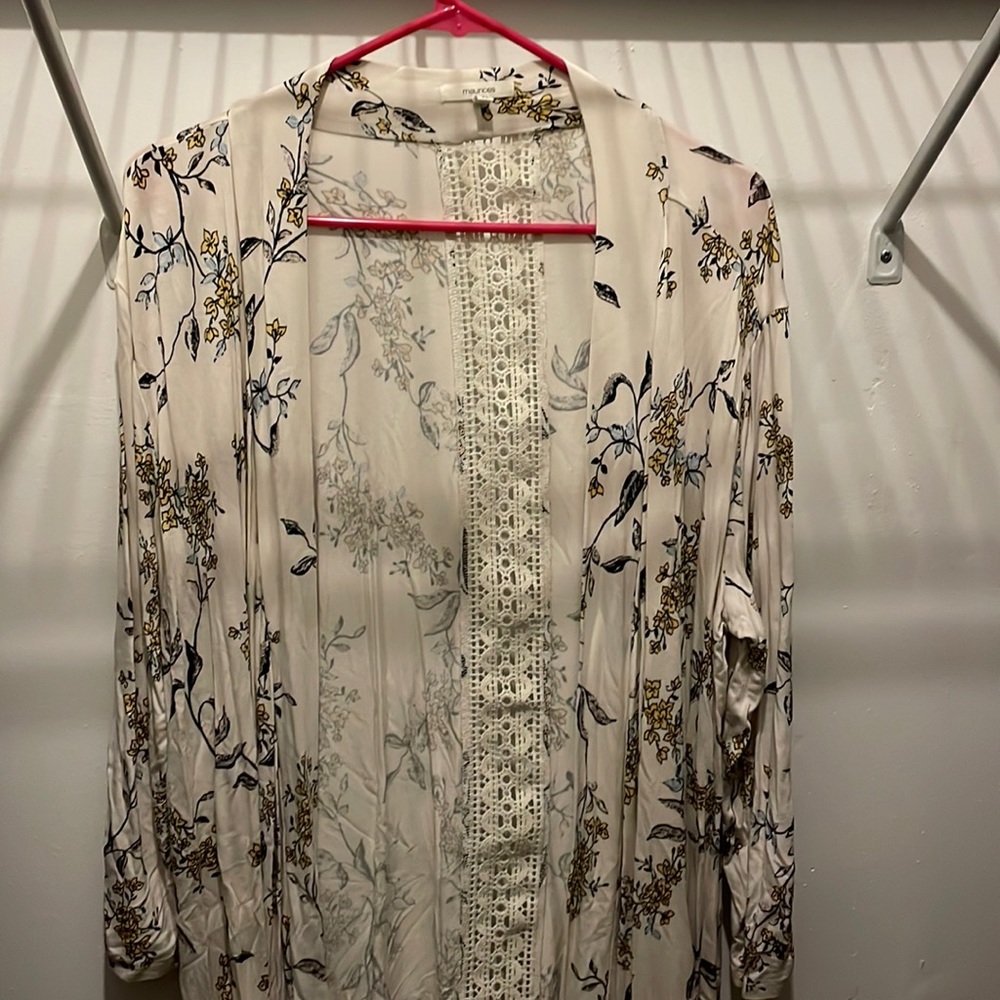 Floral cardigan
